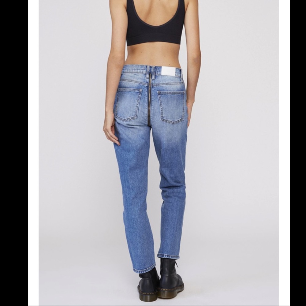 Pistola zipper high rise straight leg Charlie Jean